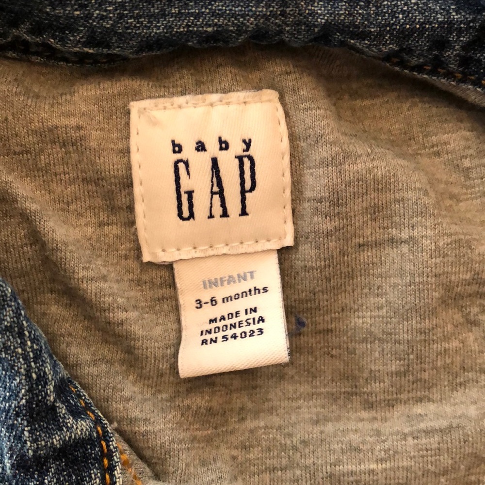 Gap Old Navy Jean Jacket Onesie Leggings bundle - Picture 4 of 16